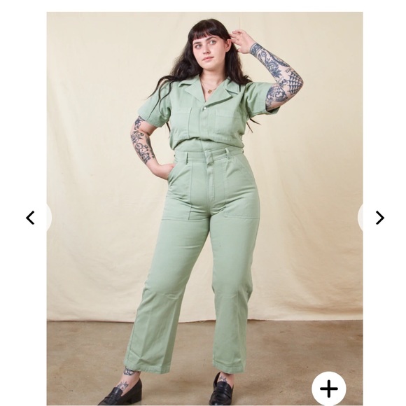 Big Bud Press Pants & Jumpsuits Iso Big Bud Press Jumpsuit Xl Sage Poshmark